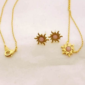 Gold Sun necklace