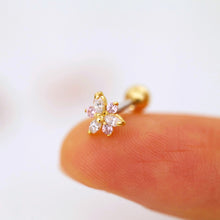 Load image into Gallery viewer, Pink Daffodil Flower Earring - Origami Jewels