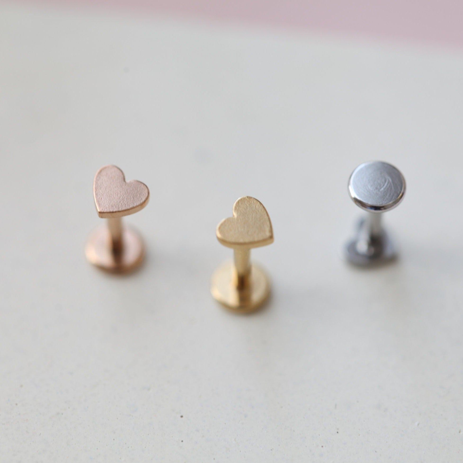 Stainless Ball Rose Gold - ComfyEarrings.com