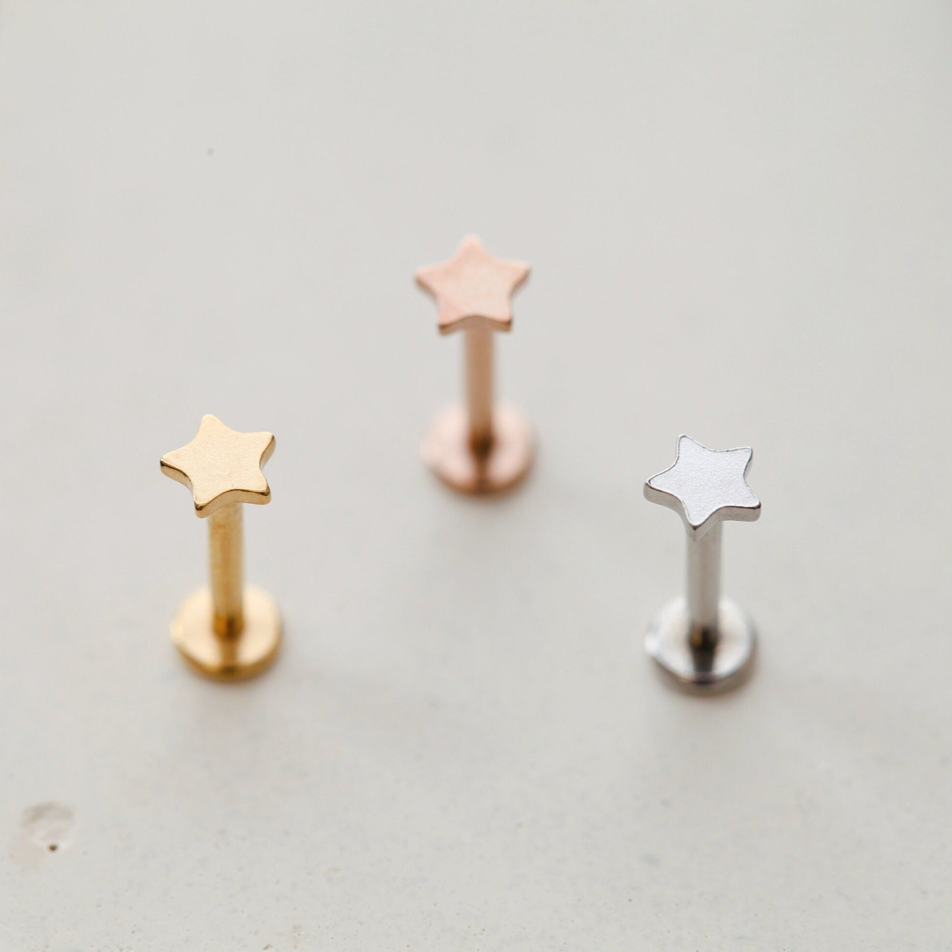 Internally Thread Crystal Labret Lip Stud Tragus Bar Monroe 4mm (pink Internally Thread Crystal Labret Lip Stud Tragus Bar Monroe 4mm (pink