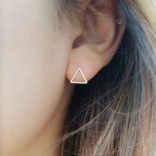 Load image into Gallery viewer, Triangle Earrings - Origami Jewels